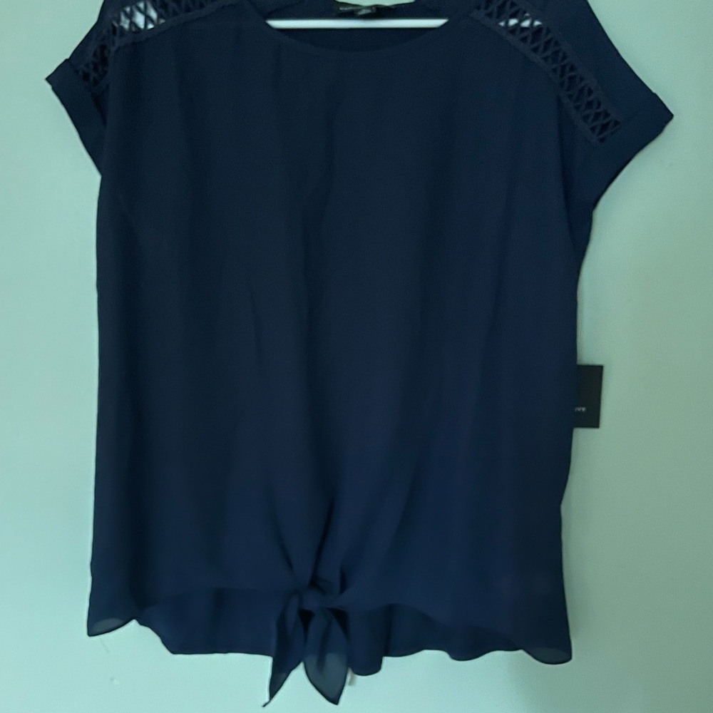 Fortune + Ivy detail sleeve top